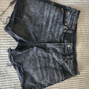 American Eagle Outfitters Black Jean Shorts